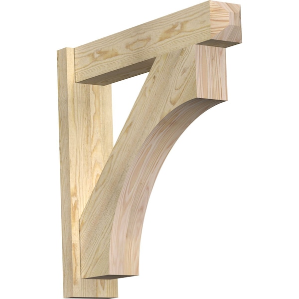 Ekena Millwork Westlake Rough Sawn Craftsman Outlooker, Douglas Fir, 6"W x 28"D x 28"H OUT06X28X28WTL04RDF - main